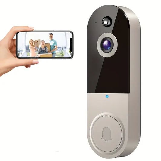 1080P Smart Video Doorbell Camera – Wireless, Two-Way Audio, Night Vision & Motion Detection