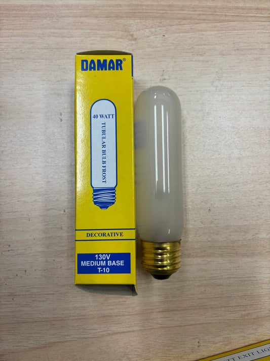 Damar #214B Frost T-10 130V Medium Base Light Bulb (5-Pack)