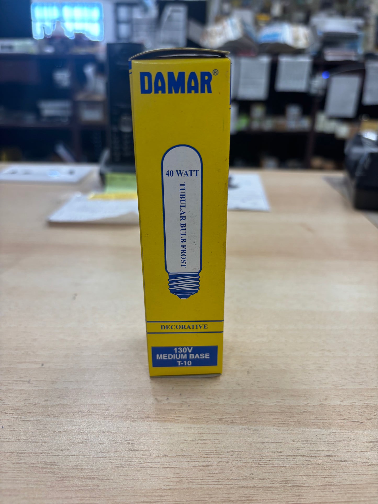 Damar #214B Frost T-10 130V Medium Base Light Bulb (5-Pack)