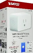 Satco Starfish WiFi Smart Plug – S11266 (App & Voice Controlled)