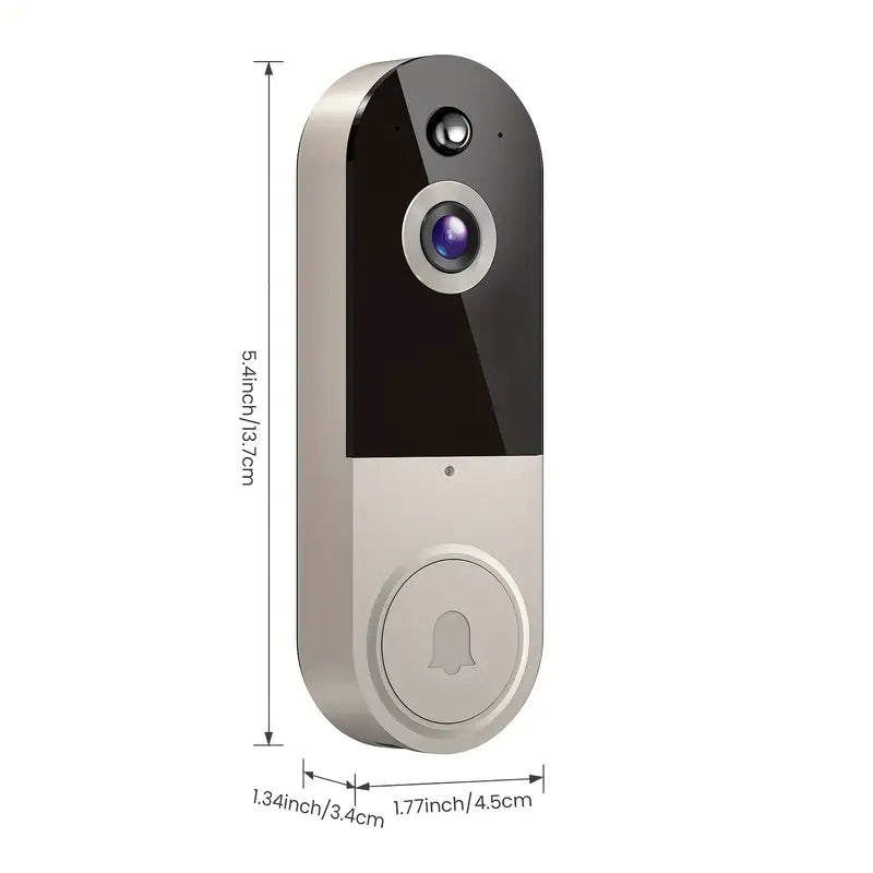 1080P Smart Video Doorbell Camera – Wireless, Two-Way Audio, Night Vision & Motion Detection