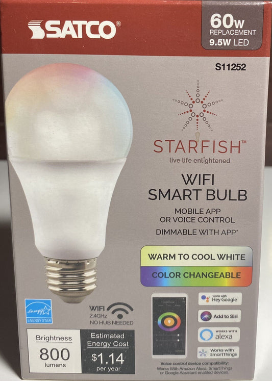 Satco Starfish WiFi Smart Bulb – S11252